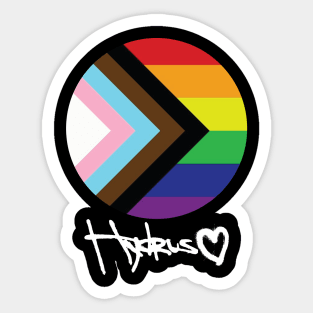 Hydrus Pride Heart Sticker